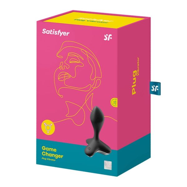 VIBRADOR ANAL GAME CHANGER SATISFYER PRETO 11 VIBRADOR ANAL GAME CHANGER SATISFYER PRETO