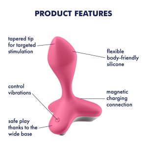 VIBRADOR ANAL GAME CHANGER SATISFYER ROSA - Image 9