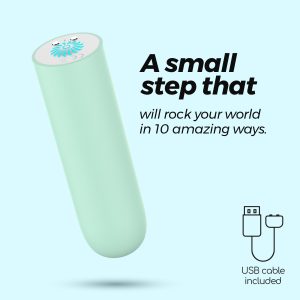 QUACKERS BALA VIBRATÓRIA RECARREGÁVEL POR USB VERDE MENTA CRUSHIOUS - Image 10