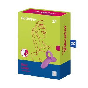 VIBRADOR DE DEDO BOLD LOVER SATISFYER ROXO - Image 6