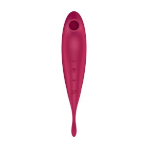 VIBRADOR TWIRLING PRO SATISFYER COM APLICAÇÃO CONNECT VERMELHO - Image 3