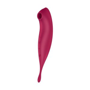 VIBRADOR TWIRLING PRO SATISFYER COM APLICAÇÃO CONNECT VERMELHO - Image 7
