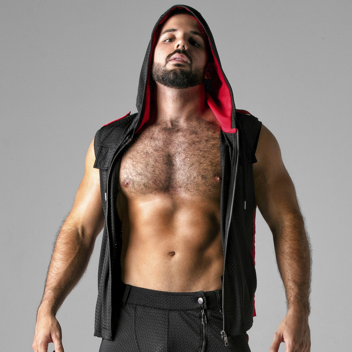 Flame Love Shop 10 COLETE LOOK AT HARDER HOODY VERMELHO LOCKER GEAR