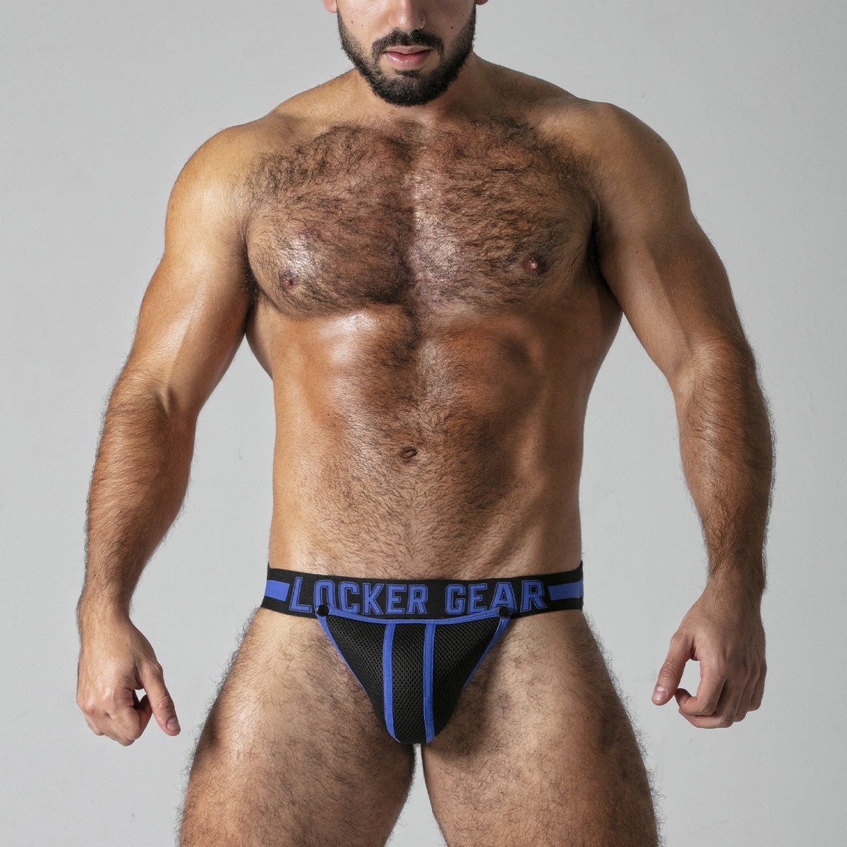 Flame Love Shop 4 JOCKSTRAP FULL ACCESS LOCKER GEAR AZUL