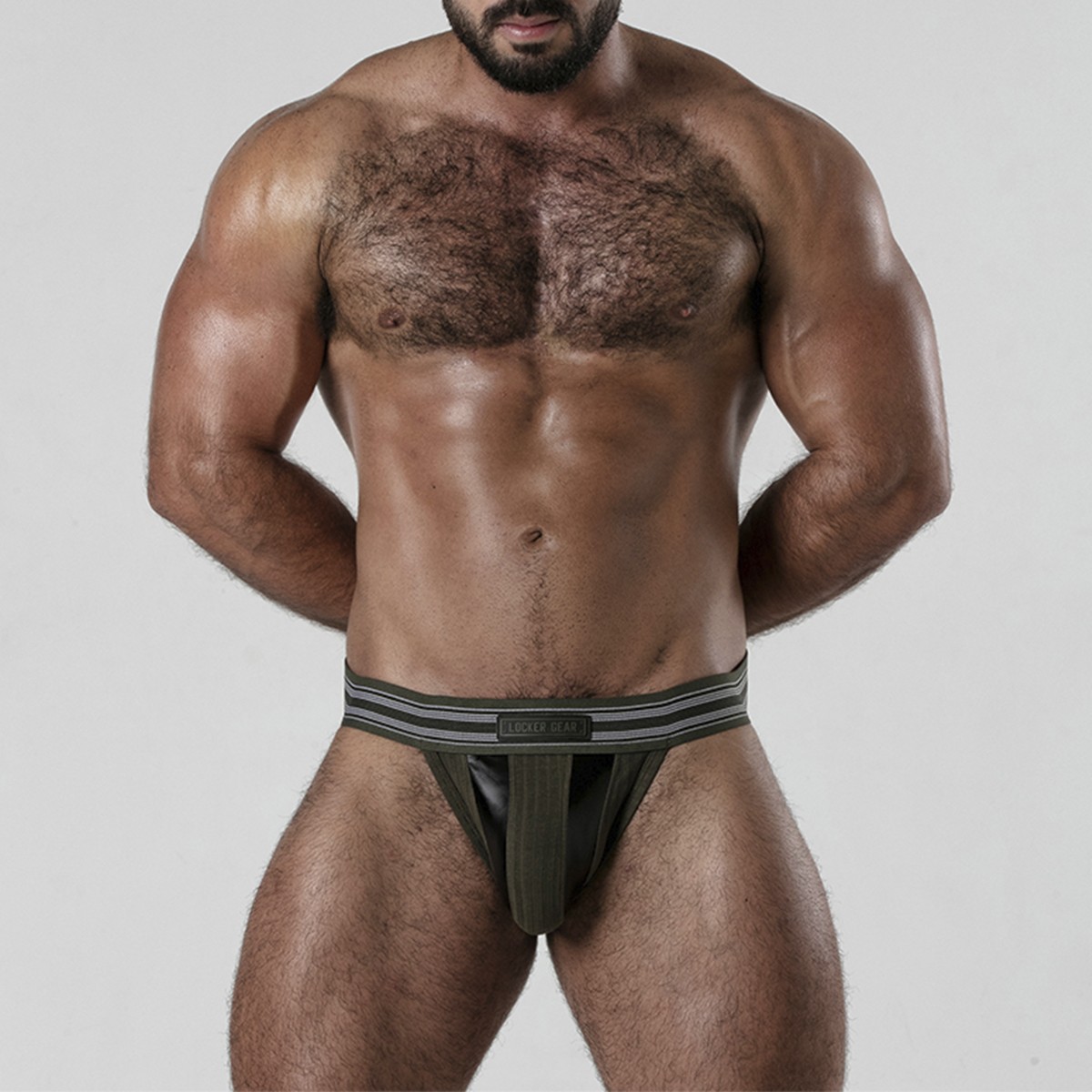 Flame Love Shop 12 JOCKSTRAP BACKROOM BOTTOMLESS LOCKER GEAR CAQUI