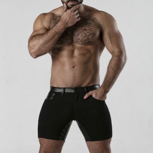 CALÇÃO PERNEIRA 5 POCKET CHAP SHORT PRETO LOCKER GEAR - Image 1