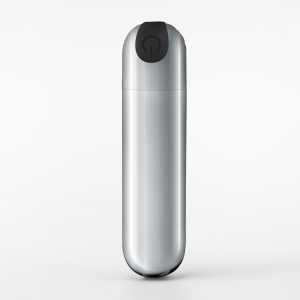 IMOAN BALA VIBRATÓRIA RECARREGÁVEL PRATEADA CRUSHIOUS - Image 1