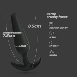 TIC PLUG ANAL DE SILICONE PEQUENO CRUSHIOUS - Image 7