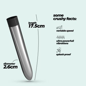 VIBRADOR CLASSIC VIBE CRUSHIOUS PRATEADO - Image 7