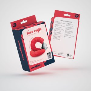ALGEMAS DE PELUCHE LOVE CUFFS CRUSHIOUS VERMELHAS - Image 5