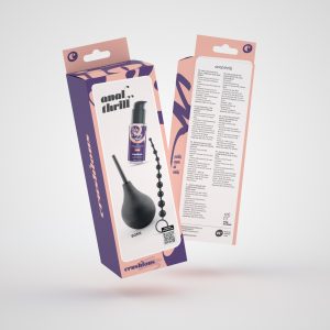 ANAL THRILL DUCHE ANAL 90ML COM LUBRIFICANTE ANAL 50ML E TIRA DE 10 PÉROLAS ANAIS CRUSHIOUS - Image 9
