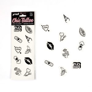 CONJUNTO DE 10 TATUAGENS TEMPORÁRIAS - CANDY COLLECTION CHIC TATTOO SECRET PLAY - Image 1