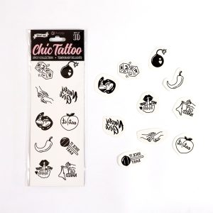 CONJUNTO DE 10 TATUAGENS TEMPORÁRIAS - SPICY COLLECTION CHIC TATTOO SECRET PLAY - Image 1