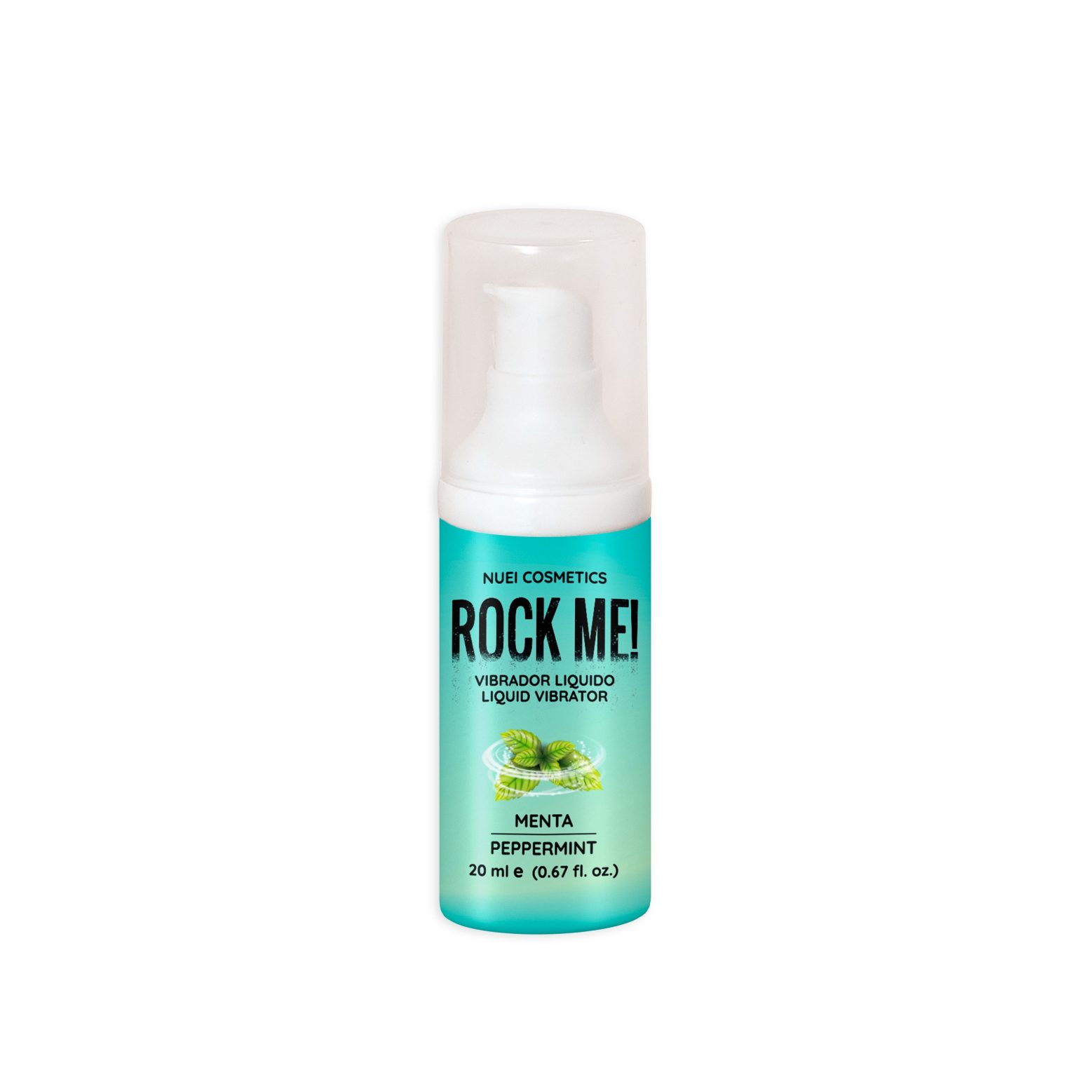 Flame Love Shop 22 ROCK ME! VIBRADOR LÍQUIDO MENTA 20 ML NUEI