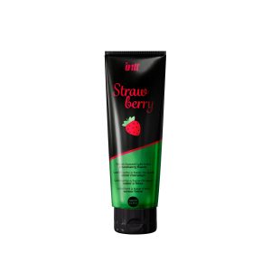 LUBRIFICANTE À BASE DE ÁGUA DE MORANGO INTT 100ML - Image 1