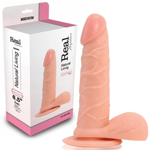 DILDO REALÍSTICO REAL RAPTURE EARTH FLAVOUR 6.5'' BRANCO 1 DILDO REALÍSTICO REAL RAPTURE EARTH FLAVOUR 6.5'' BRANCO