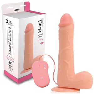 VIBRADOR REALÍSTICO REAL RAPTURE FIRE PASSION 9'' BRANCO - Image 1