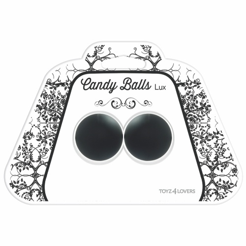 BOLAS VAGINAIS CANDY BALLS LUX PRETAS 1 BOLAS VAGINAIS CANDY BALLS LUX PRETAS