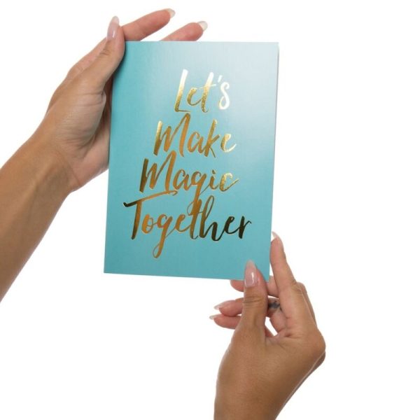 POSTAL ERÓTICO "LET'S MAKE MAGIC TOGETHER" (INCLUI ÓLEOS)