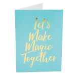 POSTAL ERÓTICO "LET'S MAKE MAGIC TOGETHER" (INCLUI ÓLEOS)
