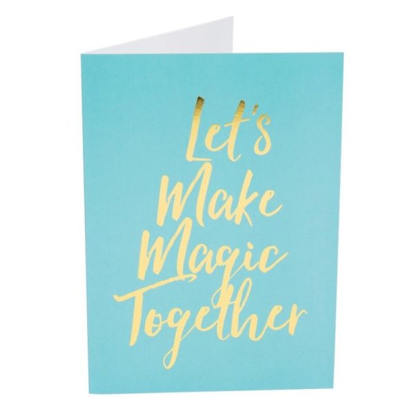 POSTAL ERÓTICO "LET'S MAKE MAGIC TOGETHER" (INCLUI ÓLEOS)