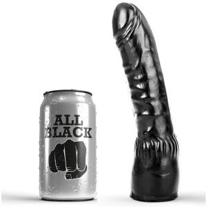 DILDO REALÍSTICO ALL BLACK DE 20 CM