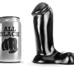 DILDO REALÍSTICO ALL BLACK DE 14 CM