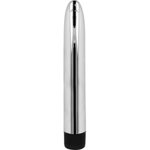 OHMAMA - VIBRADOR CLASICO SILVER 17.5 CM - Image 1