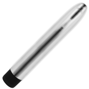 OHMAMA - VIBRADOR CLASICO SILVER 17.5 CM - Image 2
