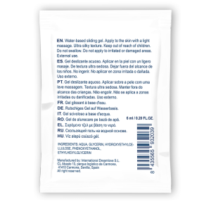 GEL LUBRIFICANTE NEUTRO (BASE DE ÁGUA) | 6 ML 5 GEL LUBRIFICANTE NEUTRO (BASE DE ÁGUA) | 6 ML - Image 3