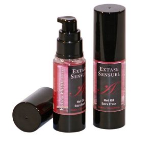 EXTASE SENSUAL - ACEITE MASAJE EFECTO EXTRA FRESH FRESA 30 ML - Image 1