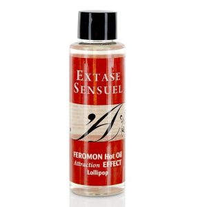EXTASE SENSUAL - ACEITE MASAJE EFECTO CALOR CON FEROMONAS PIRULET 100 ML - Image 1