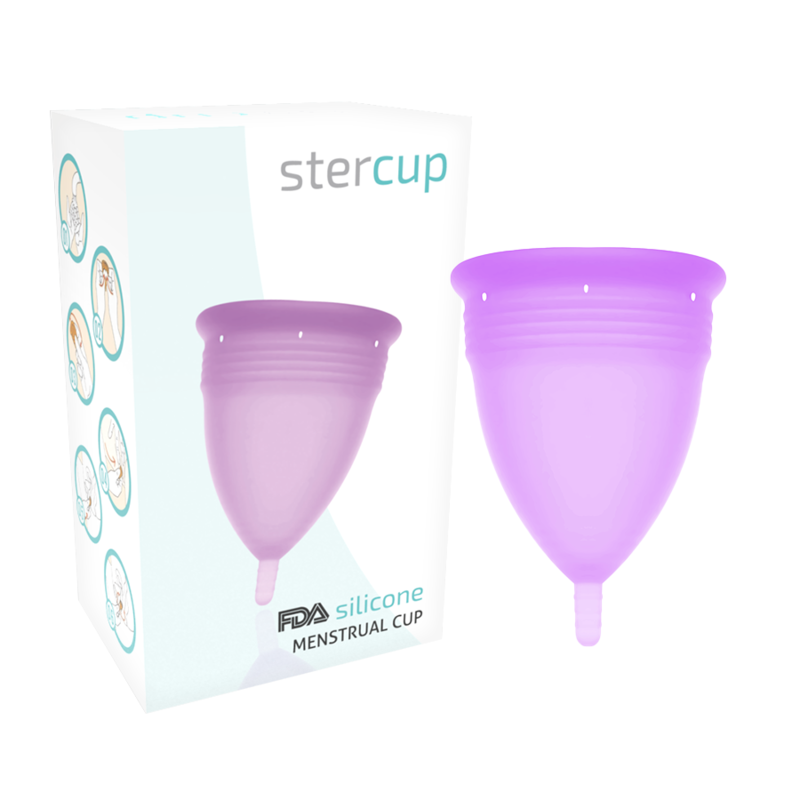 Flame Love Shop 16 COPO MESNTRUAL STERCUP LILÁS TAMANHO L