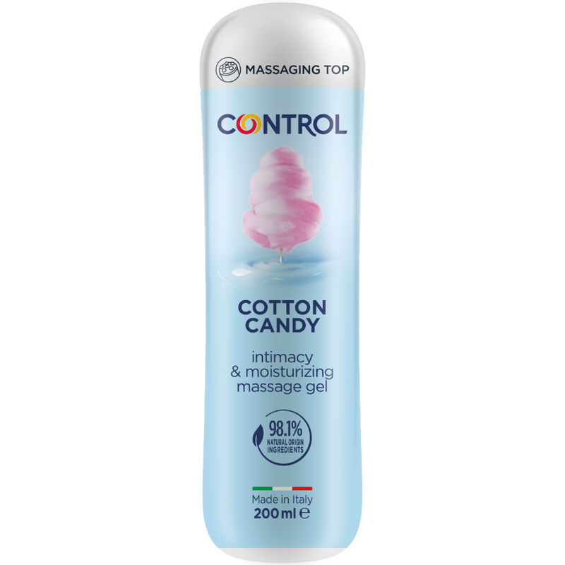 Flame Love Shop 9 GEL DE MASSAGEM CONTROL 3 EM 1 ALGODÃO DOCE | 200 ML