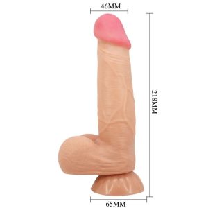 VIBRADOR REALÍSTICO SLIDING SKIN (COM COMANDO E VENTOSA) | 21,8 CM 7 VIBRADOR REALÍSTICO SLIDING SKIN (COM COMANDO E VENTOSA) | 21,8 CM - Image 4