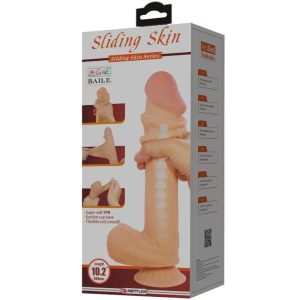 DILDO REALÍSTICO SLIDING SKIN (NATURAL) | 26 CM - Image 7