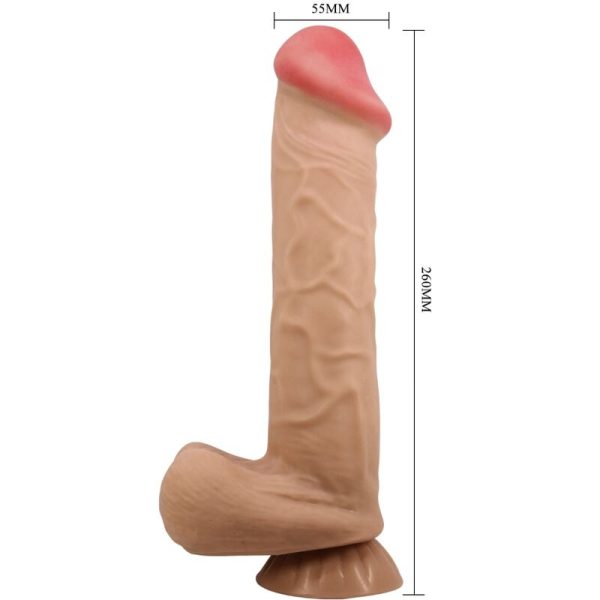 DILDO REALÍSTICO SLIDING SKIN (NATURAL) | 26 CM
