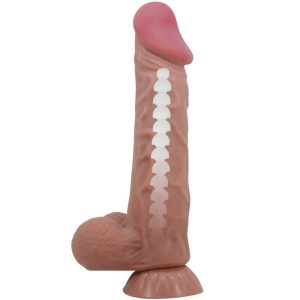 DILDO REALISTA SLIDING SKING COM VENTOSA (PELE ESCURA) | 24 CM - Image 4