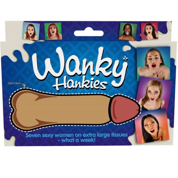 LENÇOS ERÓTICOS WANKY HANKIES EXTRA GRANDES | 7 UDS
