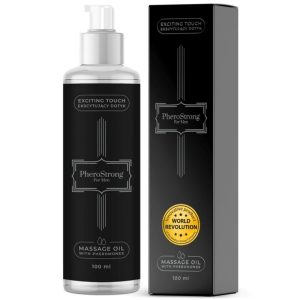 ÓLEO DE MASSAGEM PHEROSTRONG (PARA HOMEM) | 100ML 1 ÓLEO DE MASSAGEM PHEROSTRONG