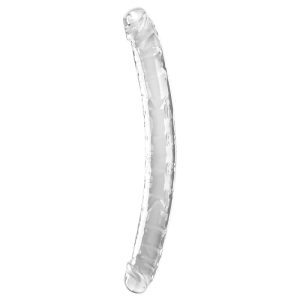 DILDO DUPLO DOUBLE TROUBLE (TRANSPARENTE) | 46 CM - Image 3