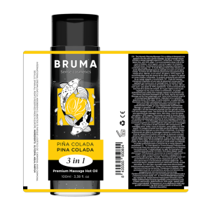 ÓLEO DE MASSAGEM BRUMA COM EFEITO CALOR (PINÃ COLADA) | 100 ML - Image 5