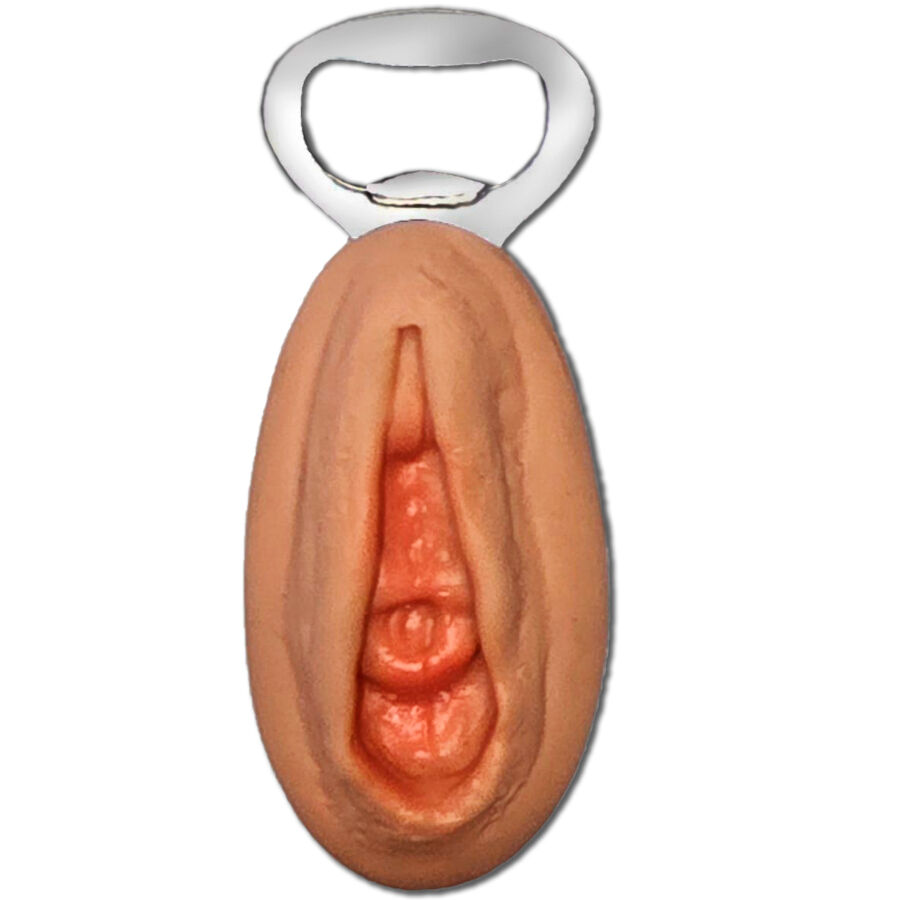 ABRIDOR DE GARRAFAS EM FORMA DE VULVA