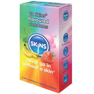 PRESERVATIVOS SKINS (VÁRIOS SABORES) | 12 UNIDADES - Image 1