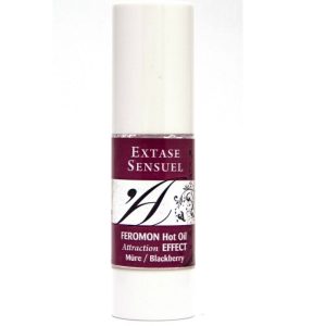 EXTASE SENSUAL - ACEITE MASAJE EFECTO CALOR CON FEROMONAS MORA 30 ML - Image 2