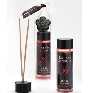EXTASE SENSUAL - ACEITE MASAJE EFECTO EXTRA FRESH FRESA 100 ML - Image 2