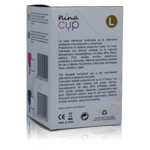 COPO MENSTRUAL NINA KIKÍ ROSA | L - Image 5