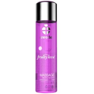 ÓLEO DE MASSAGEM FRUITY LOVE COM EFEITO CALOR (FRAMBOESA E RUIBARBO) | 60 ML 1 ÓLEO DE MASSAGEM FRUITY LOVE