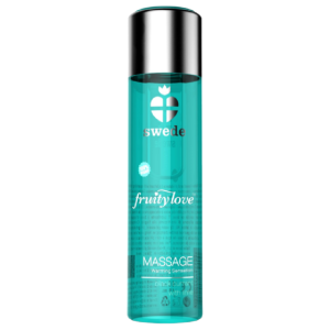 ÓLEO DE MASSAGEM FRUITY LOVE COM EFEITO CALOR (GROSELHA PRETA E LIMA) | 120 ML 1 ÓLEO DE MASSAGEM FRUITY LOVE