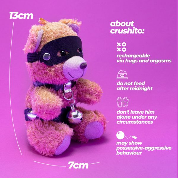 URSINHO DE PELUCHE BDSM CRUSHITO (COM GUIZO)
